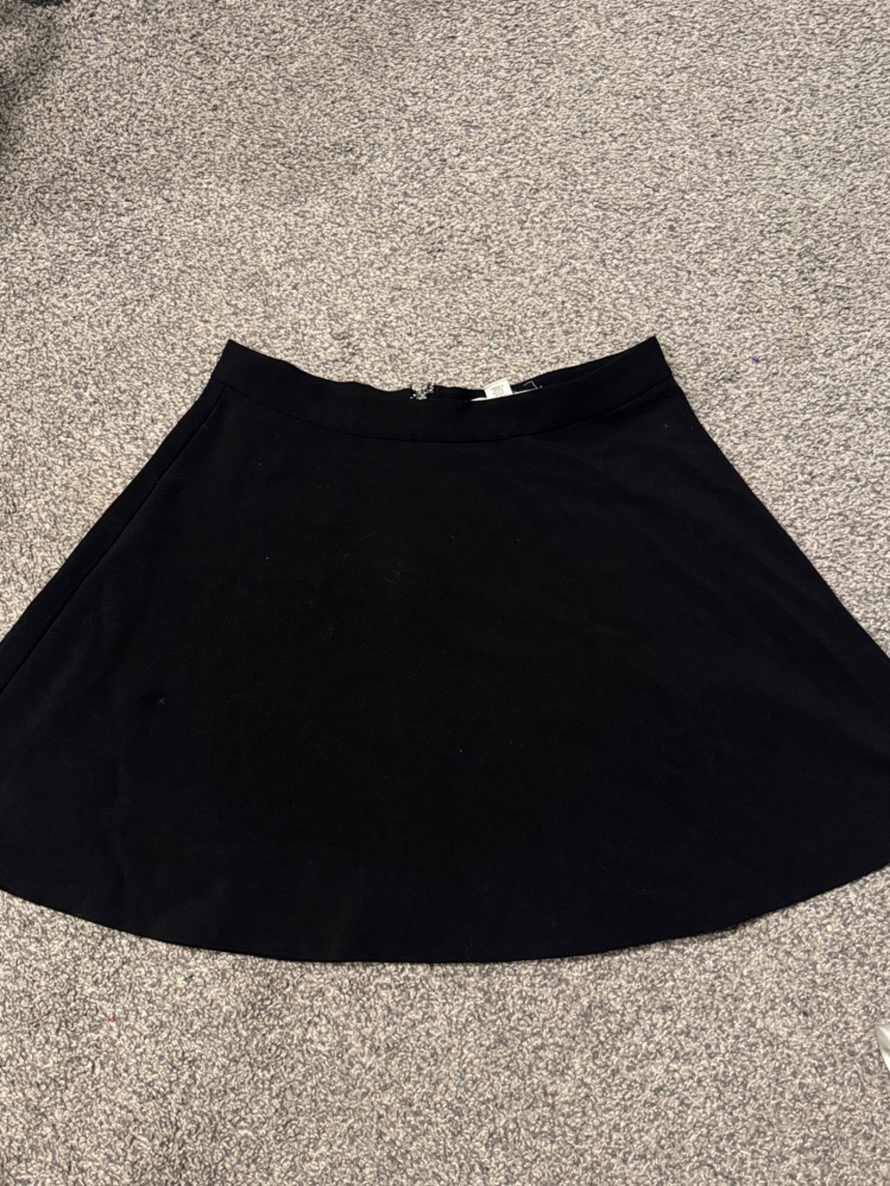 Forever 21 Black Circle Skater Skirt